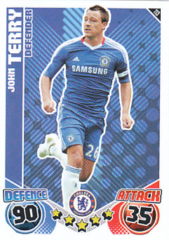 John Terry Chelsea 2010/11 Topps Match Attax #113